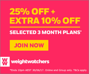 weightwatchers Australia promo code